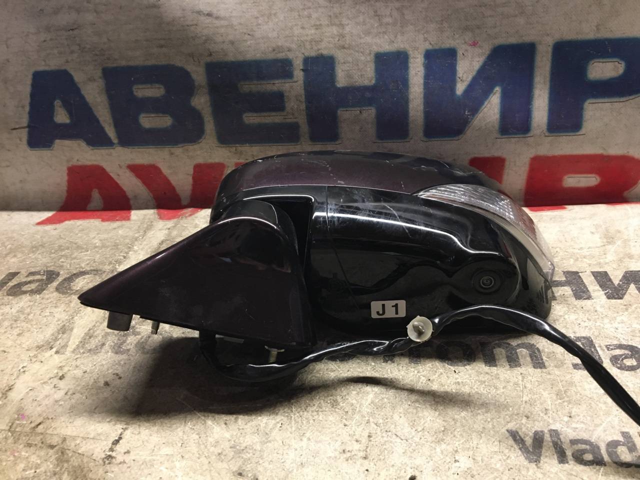 Зеркало левое переднее NISSAN ELGRAND PE52, PNE52, TE52, TNE52 3 ракурс