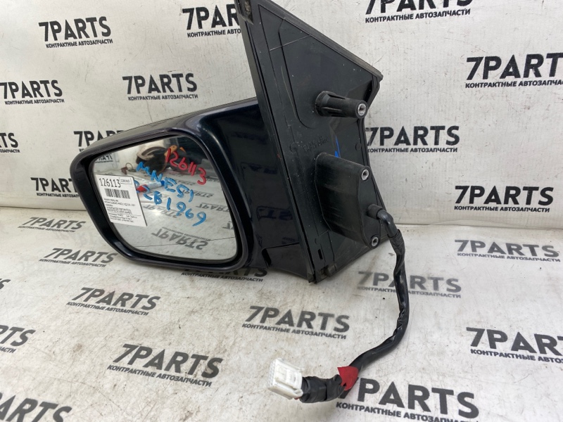 Зеркало левое переднее NISSAN ELGRAND MNE51 VQ25DE 3 ракурс