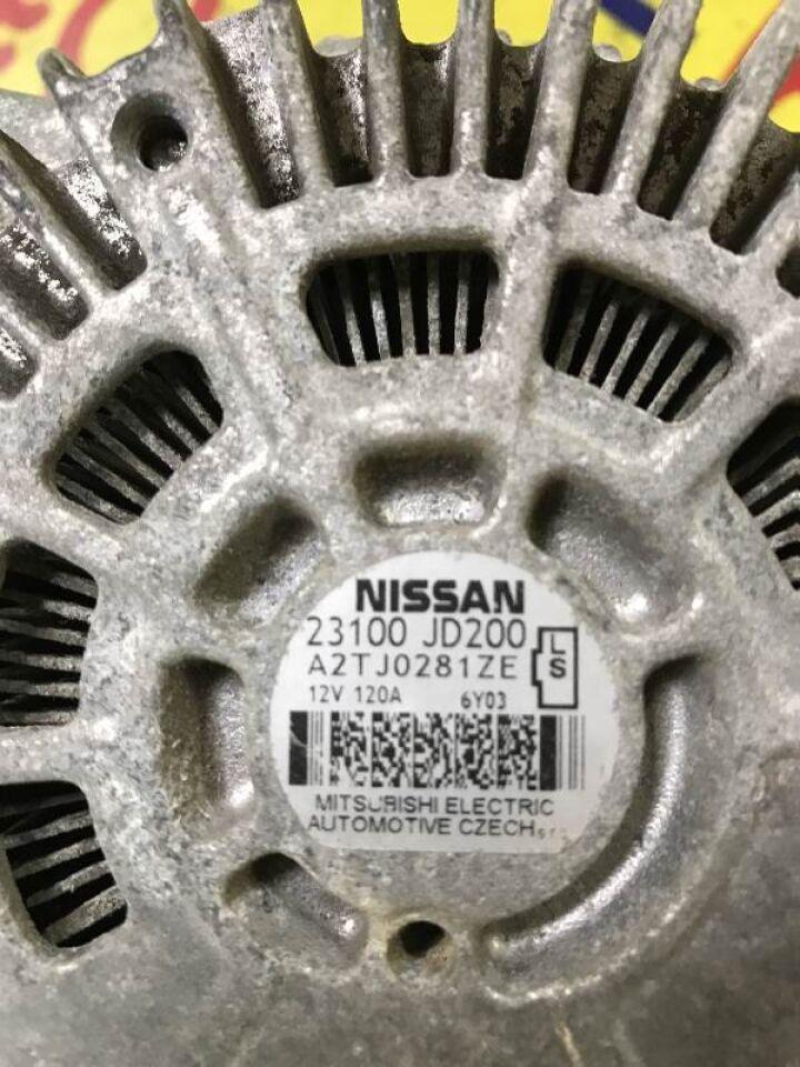 Генератор NISSAN DUALIS KNJ10 MR20 23100JD200 4 ракурс