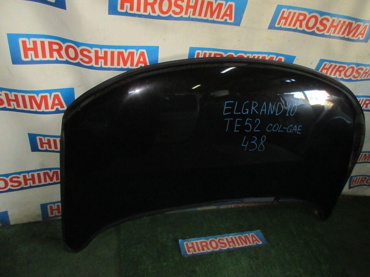 Капот NISSAN ELGRAND TE52 3 ракурс