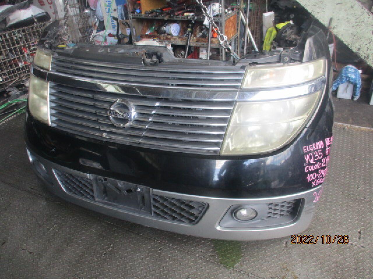 Nose cut NISSAN ELGRAND NE51 VQ35DE 100-24826 XENON 3 ракурс
