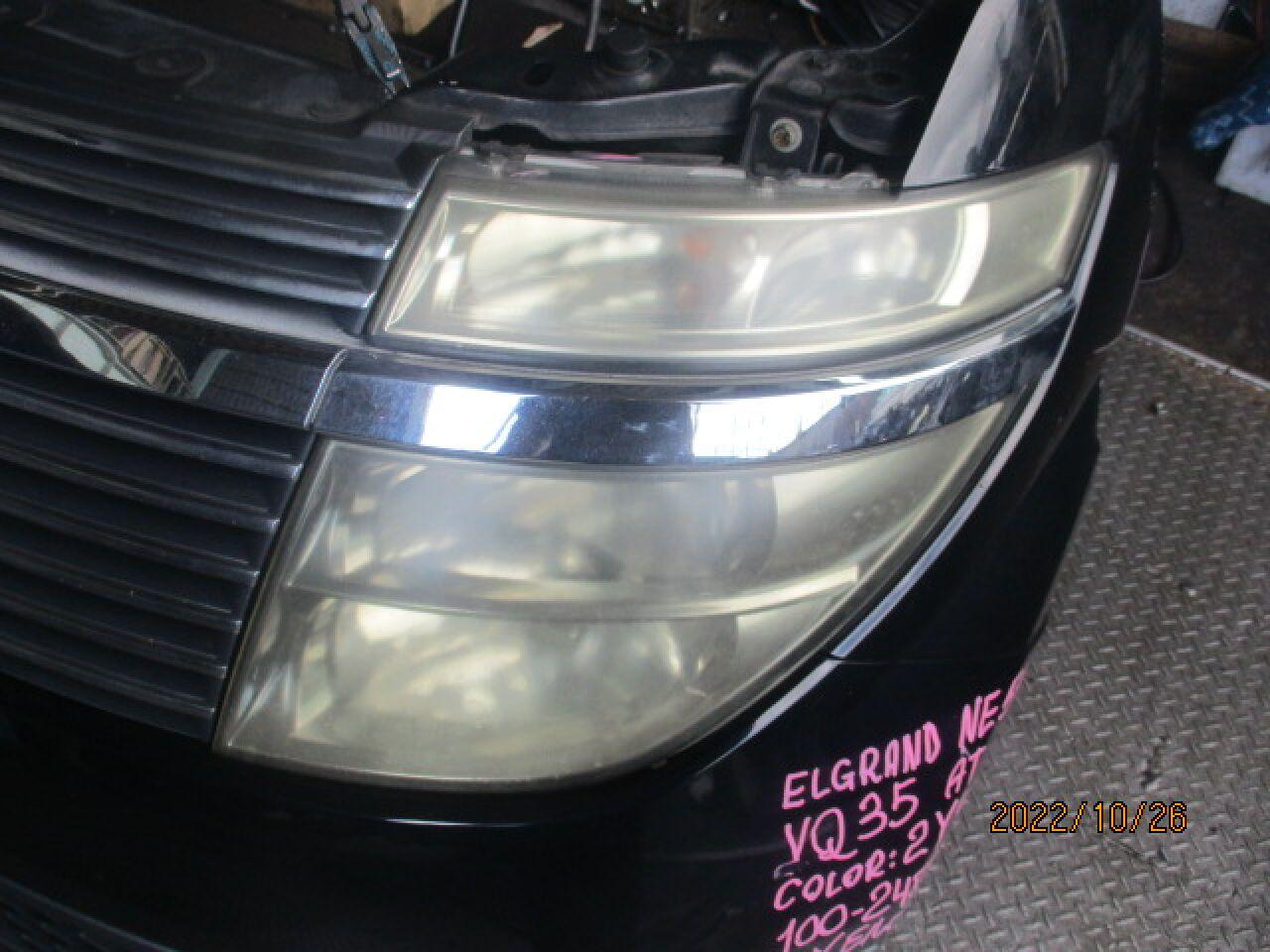 Nose cut NISSAN ELGRAND NE51 VQ35DE 100-24826 XENON 5 ракурс