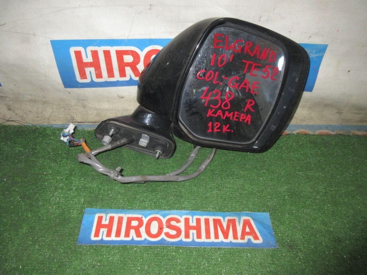 Зеркало правое NISSAN ELGRAND TE52 12 КОНТАКТОВ 3 ракурс