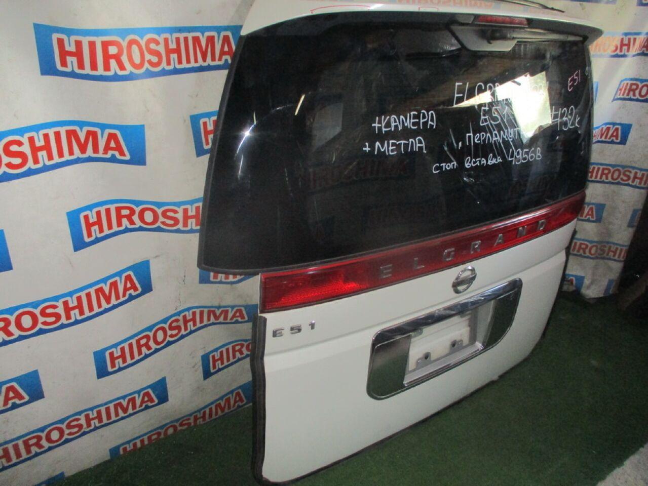 Дверь 5-я NISSAN ELGRAND E51 4956B СПОЙЛЕР 2 ракурс