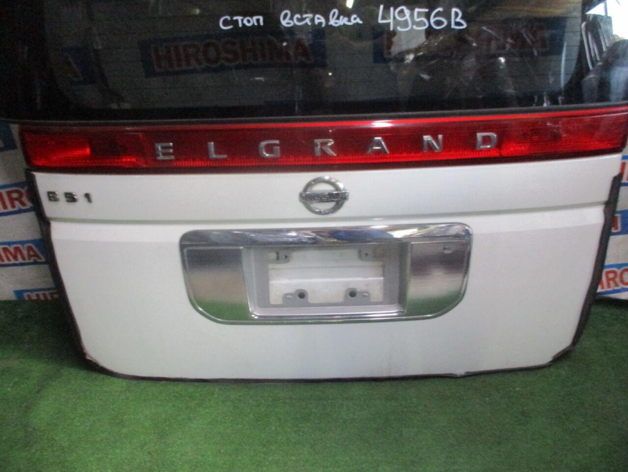 Дверь 5-я NISSAN ELGRAND E51 4956B СПОЙЛЕР 3 ракурс