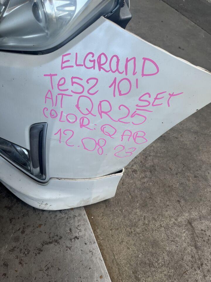 Nose cut NISSAN ELGRAND TE52 QR25DE XENON 2 ракурс