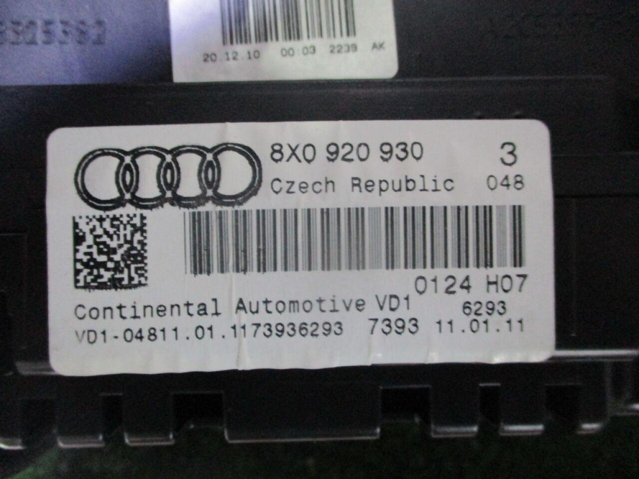 Спидометр AUDI A1 8X CAX 8X0 920 930 3 ракурс