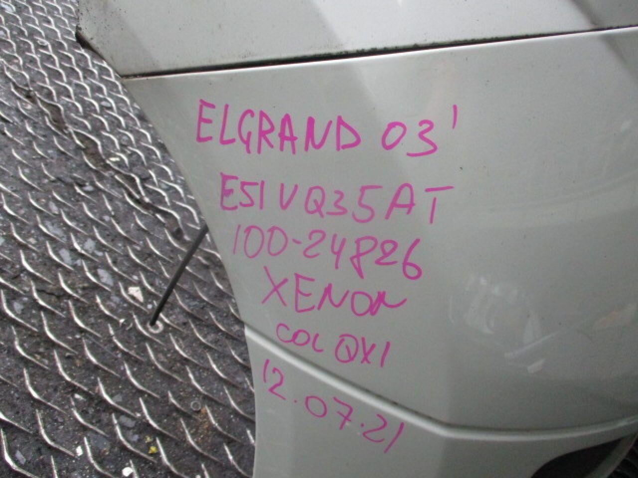 Nose cut NISSAN ELGRAND E51 VQ35DE 100-24826 XENON 2 ракурс