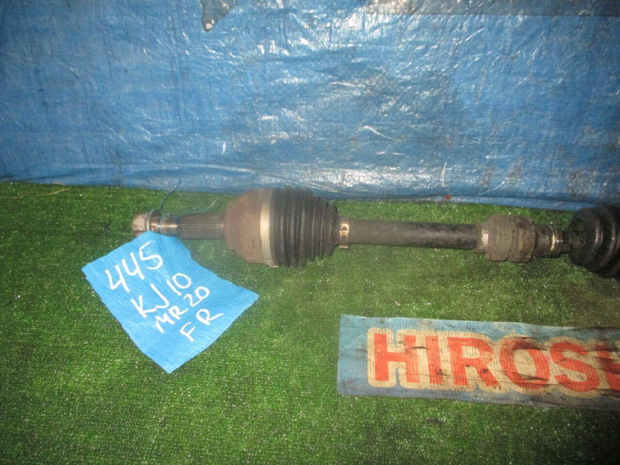 Привод правый передний NISSAN DUALIS KJ10 MR20DE 2WD 2 ракурс