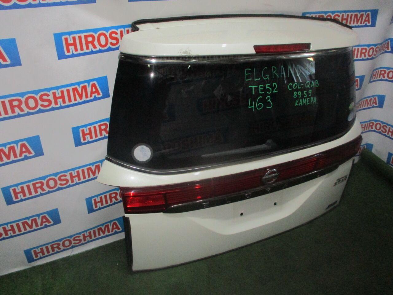 Дверь 5-я NISSAN ELGRAND TE52 8959, КАМЕРА ЗХ 3 ракурс