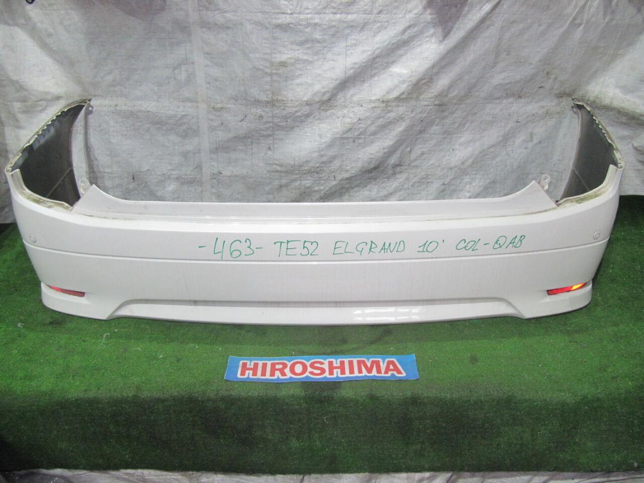 Бампер задний NISSAN ELGRAND TE52 1 ракурс