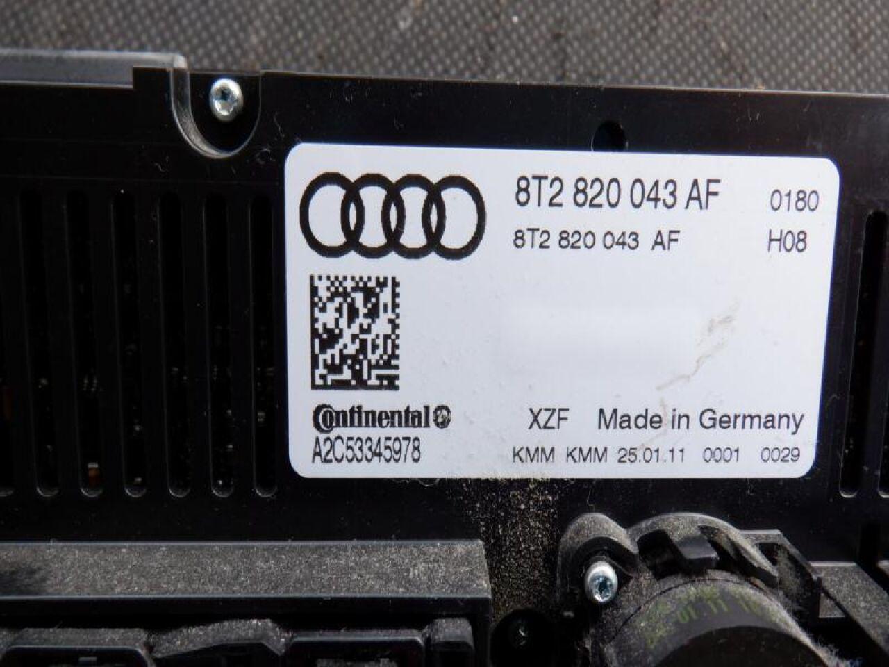 Климат-контроль AUDI A4 8K2 CDHB 8T2820043 2 ракурс