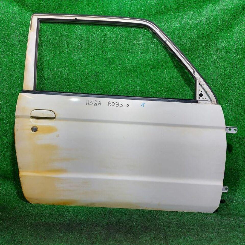 Дверь правая передняя MITSUBISHI PAJERO MINI H58A 4A30 II model 1 ракурс