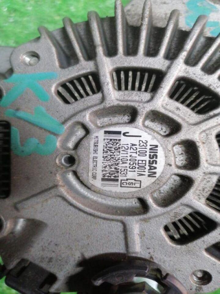 Генератор NISSAN MARCH K13 HR12DE 23100-ED01A 3 ракурс