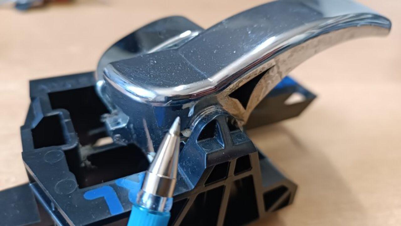 Ручка двери левая задняя NISSAN DUALIS J10, KJ10, KNJ10, NJ10 MR20DE 80671JD00D 3 ракурс