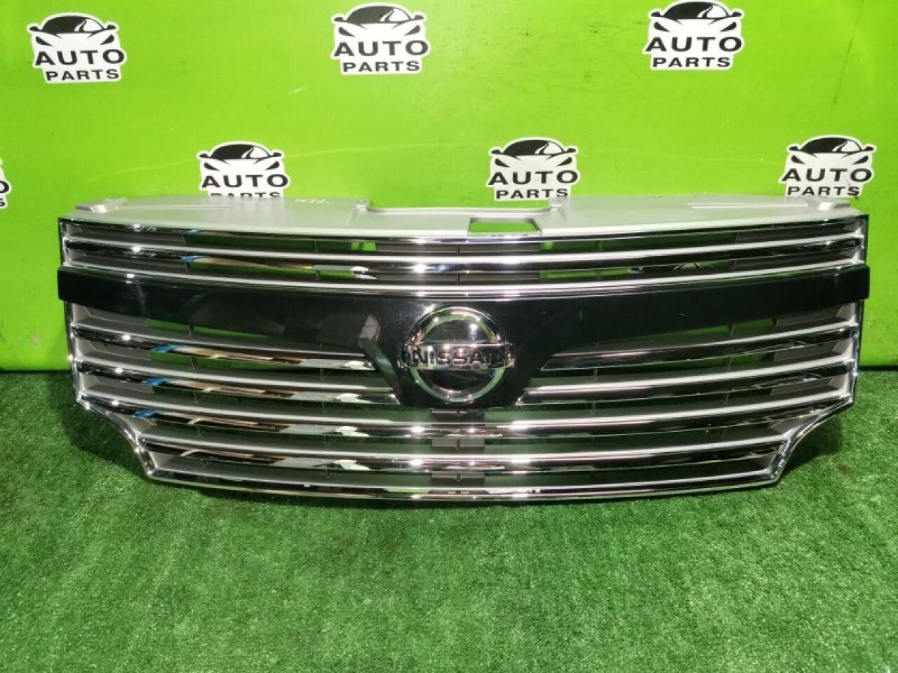 Решетка радиатора передняя NISSAN ELGRAND TE52 QR25DE 1 ракурс Решетка радиатора передняя NISSAN ELGRAND TE52 QR25DE 1 ракурс