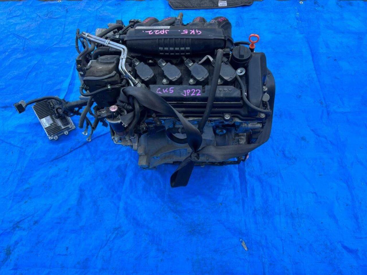 Двигатель HONDA FIT GK5 L15B F 4 ракурс