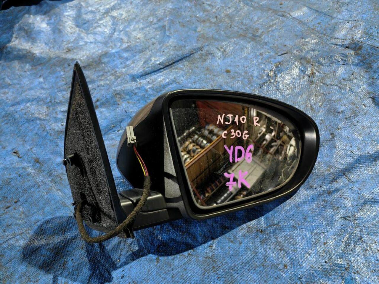 Зеркало правое NISSAN DUALIS NJ10 3 ракурс