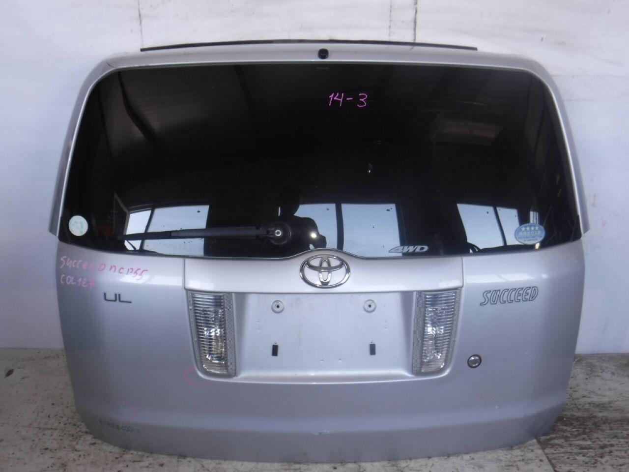 Дверь 5-я  TOYOTA SUCCEED NCP55 1NZ-FE 1 ракурс