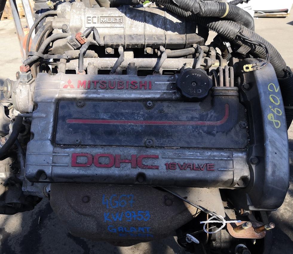 Двигатель MITSUBISHI GALANT E35A 4G67 MD994540 1 ракурс