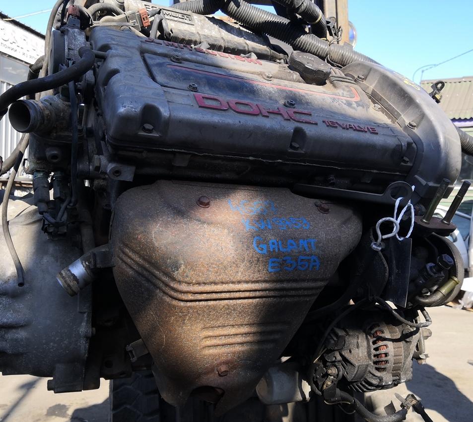 Двигатель MITSUBISHI GALANT E35A 4G67 MD994540 5 ракурс