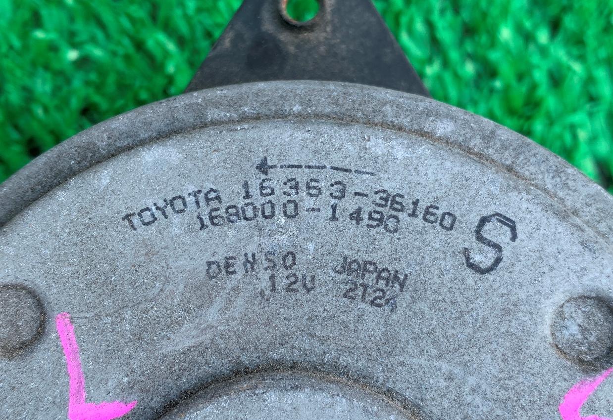 Вентилятор радиатора левый TOYOTA PRIUS ZVW55 16363-36160 3 ракурс