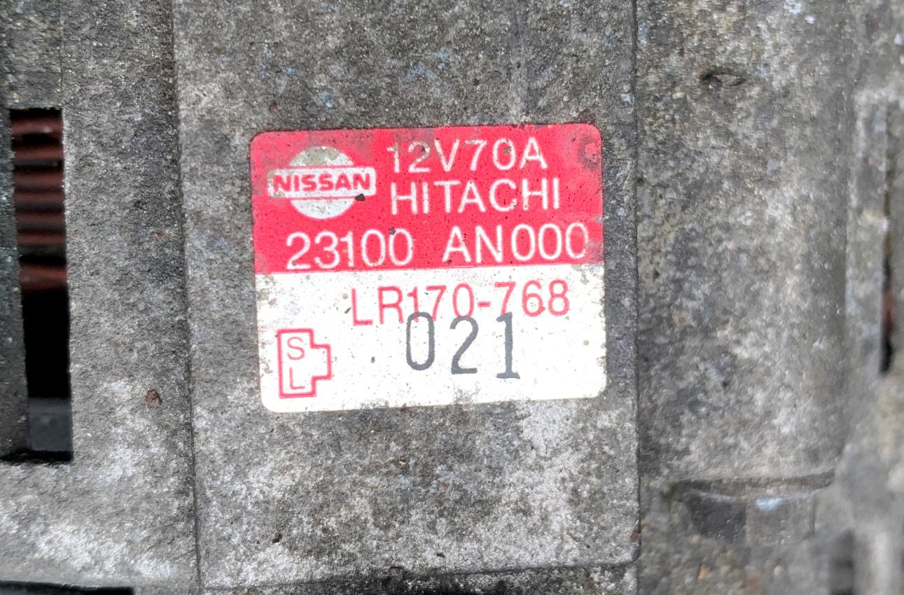 Генератор NISSAN MARCH K11 CG10 23100-AN000 4 ракурс