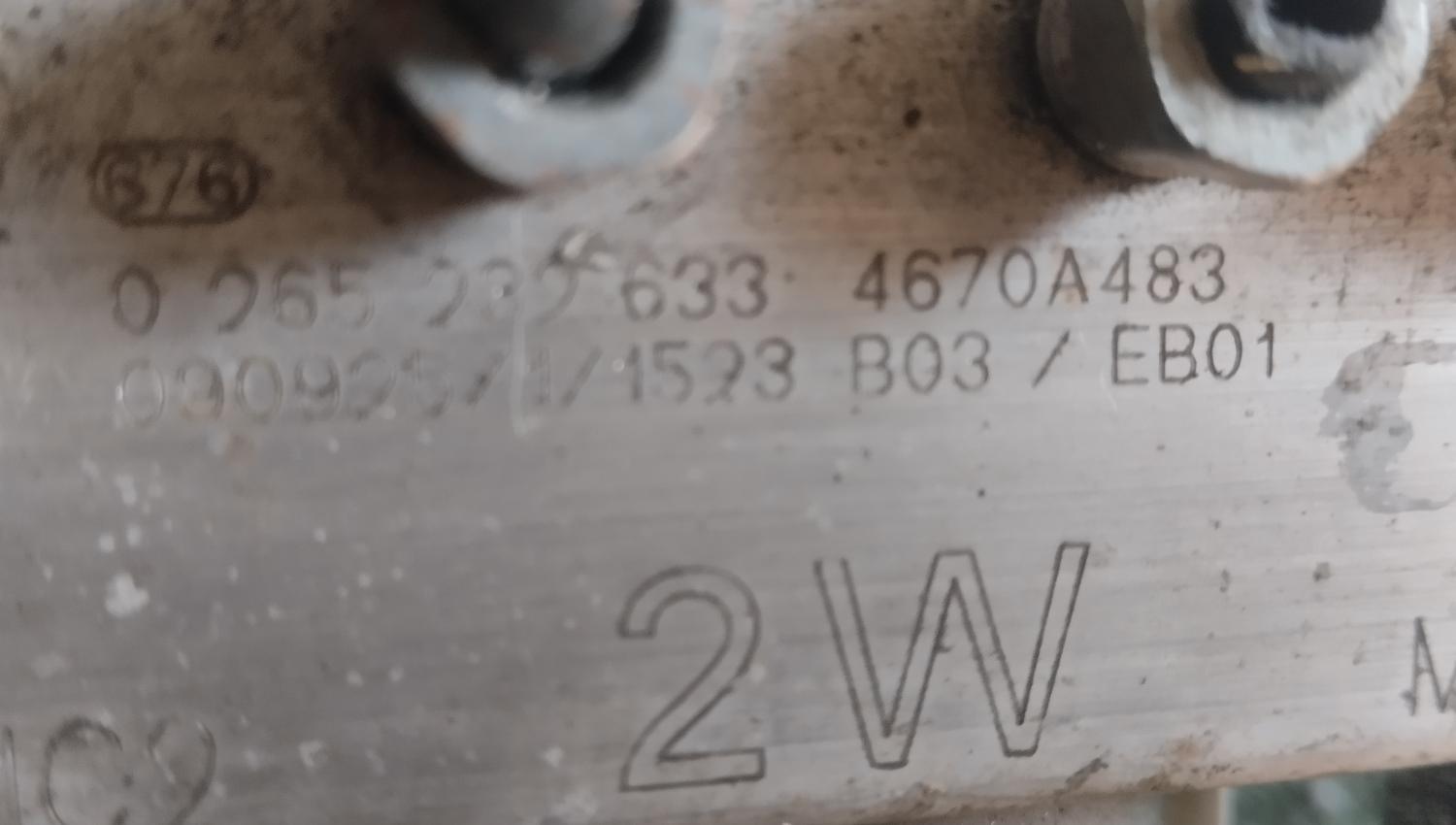 Блок abs MITSUBISHI I-MIEV HA3W Y4F1 4670A483 4 ракурс