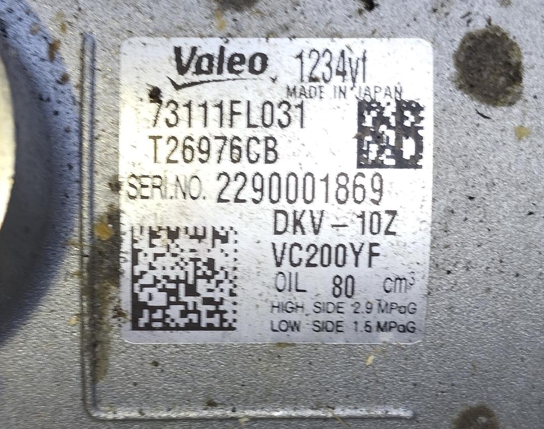 Компрессор кондиционера MITSUBISHI I-MIEV HA3W Y4F1 7813B191 2 ракурс