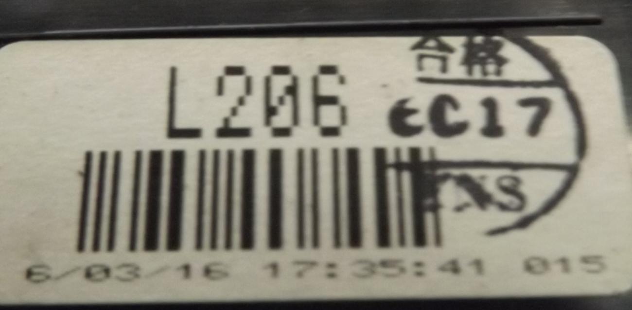Часы MAZDA MPV LY3P L206 3 ракурс