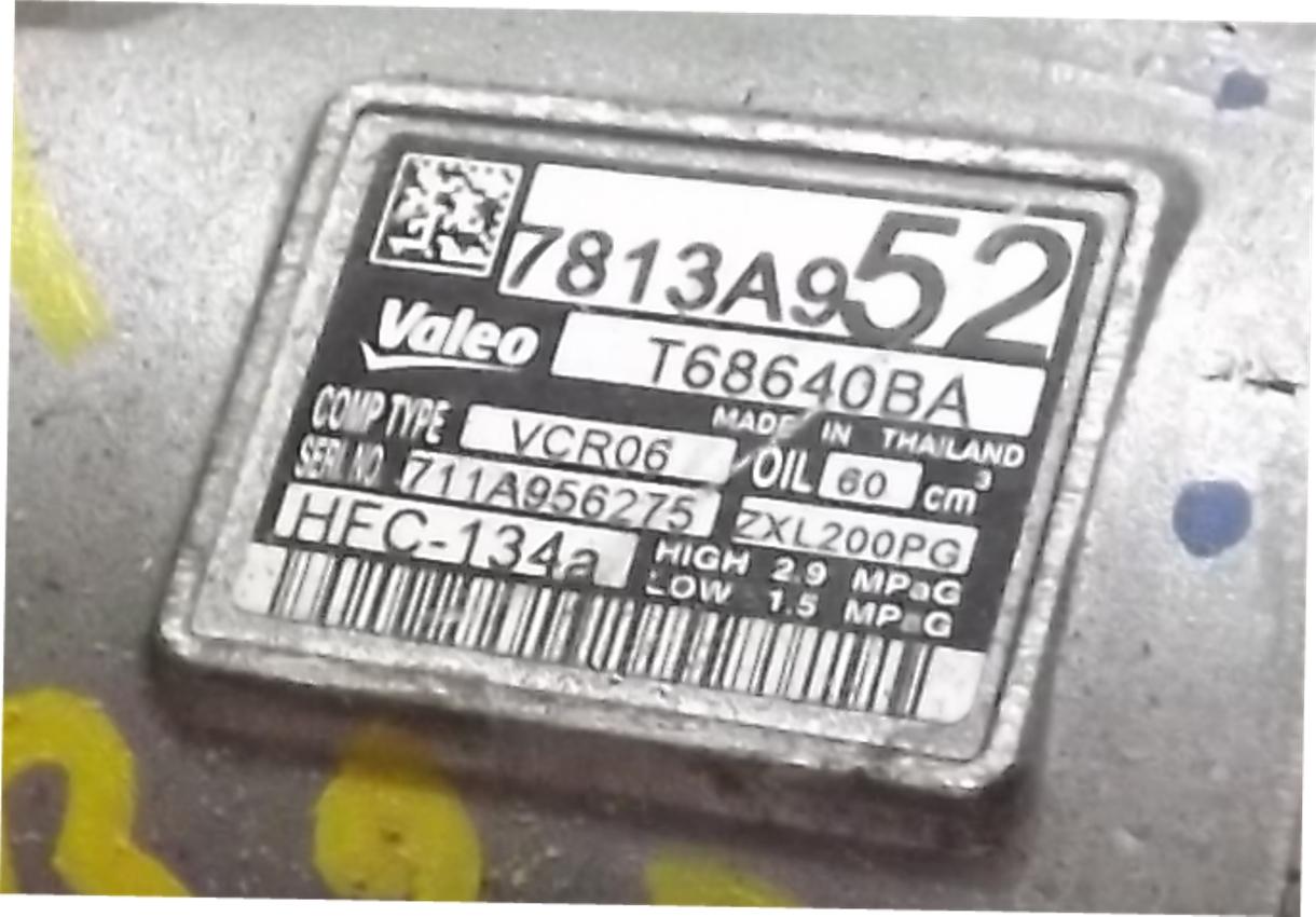 Компрессор кондиционера MITSUBISHI I-MIEV HA3W Y4F1 7813B191 2 ракурс