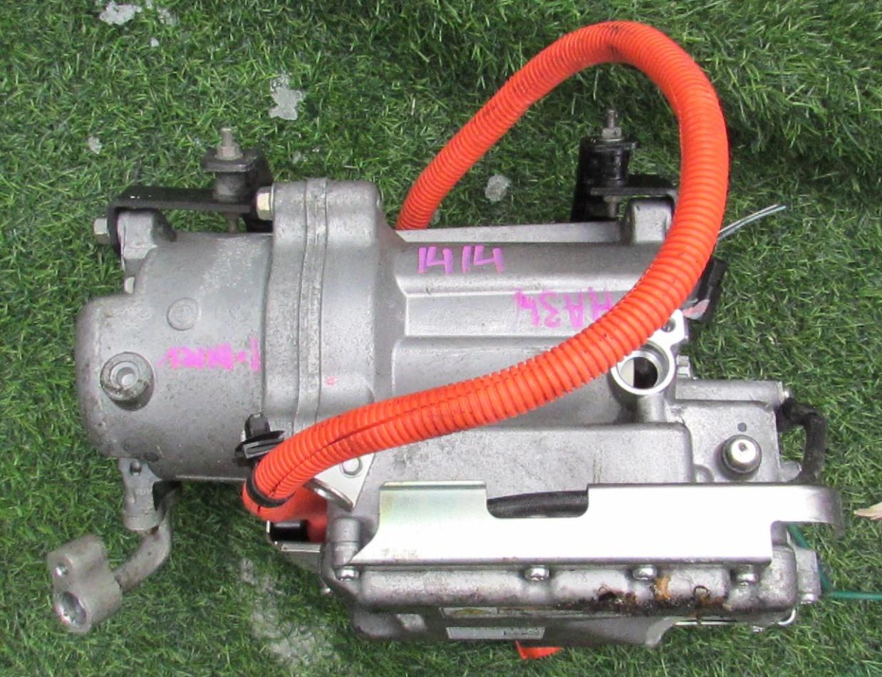 Компрессор кондиционера MITSUBISHI I-MIEV HA3W Y4F1 7813B191 5 ракурс