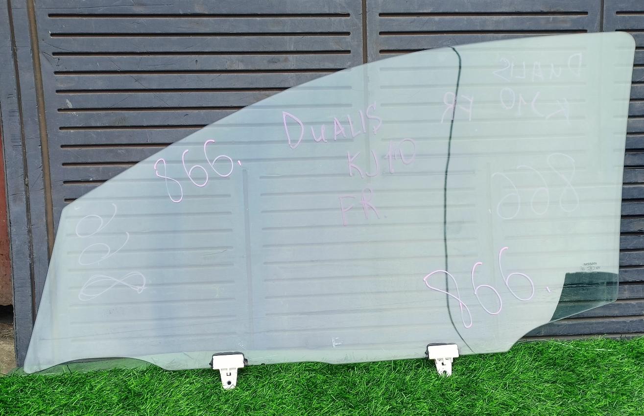 Стекло двери правое переднее NISSAN DUALIS KJ10 80300-1YA0A 2 ракурс
