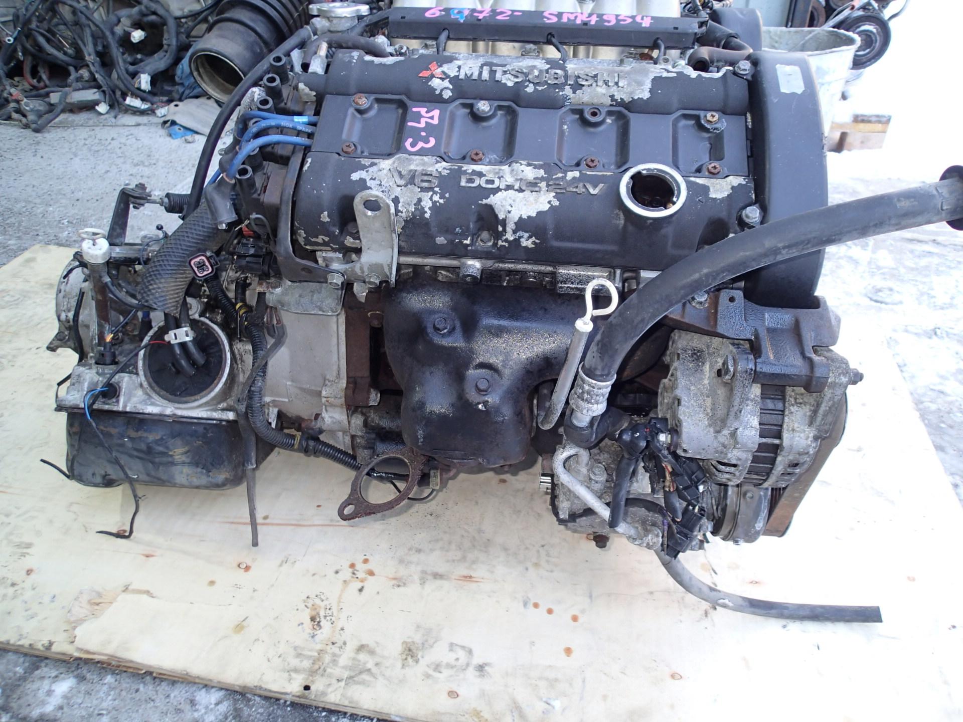 Двигатель MITSUBISHI GTO Z15A, Z16A 6G72 SM4954 2 ракурс