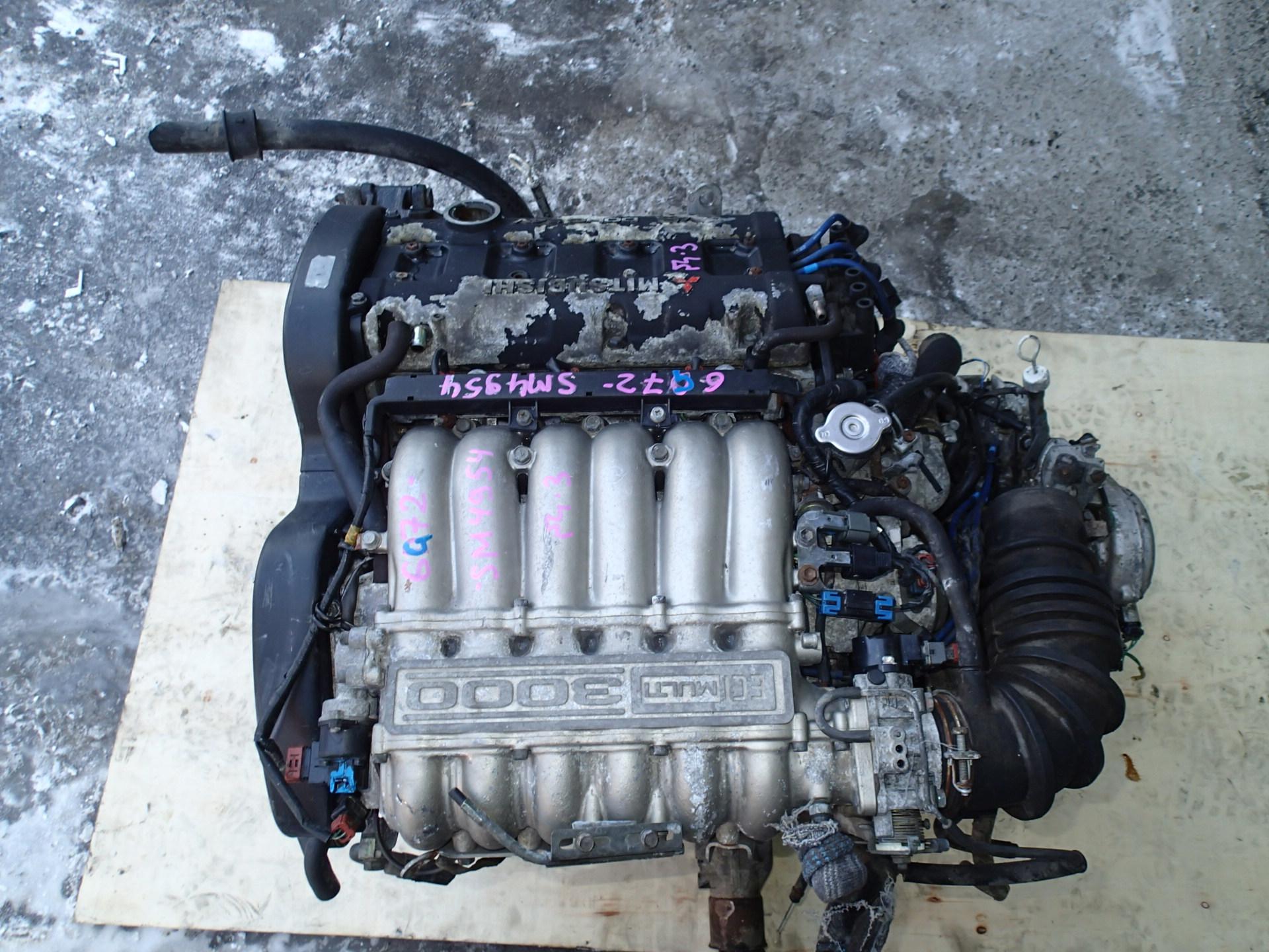 Двигатель MITSUBISHI GTO Z15A, Z16A 6G72 SM4954 5 ракурс