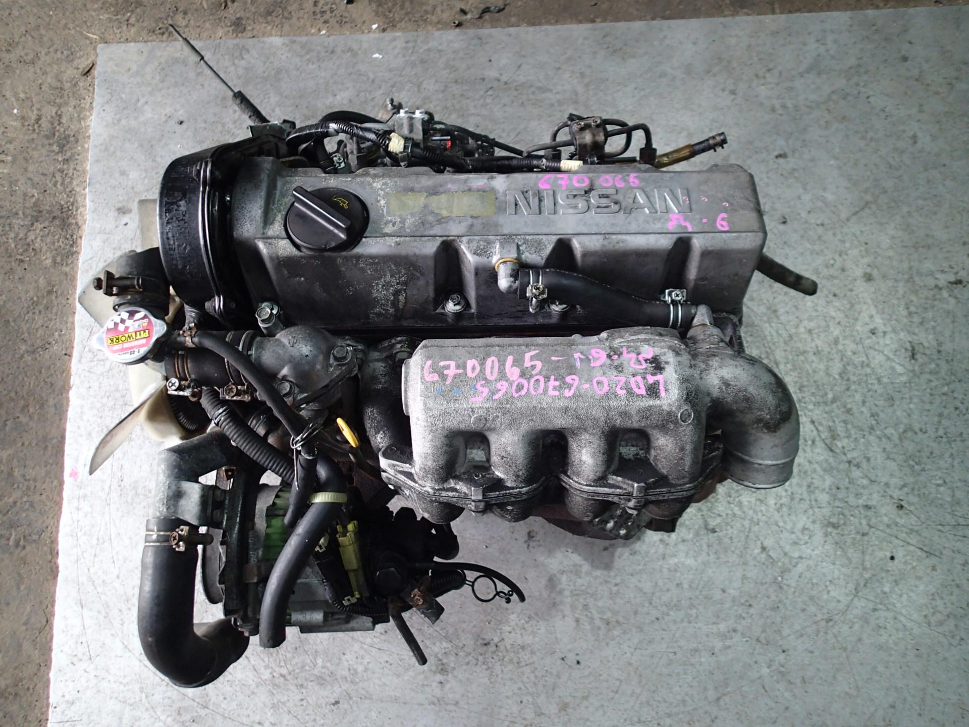 Двигатель NISSAN VANETTE C22 LD20II 670065, NO TURBO 5 ракурс
