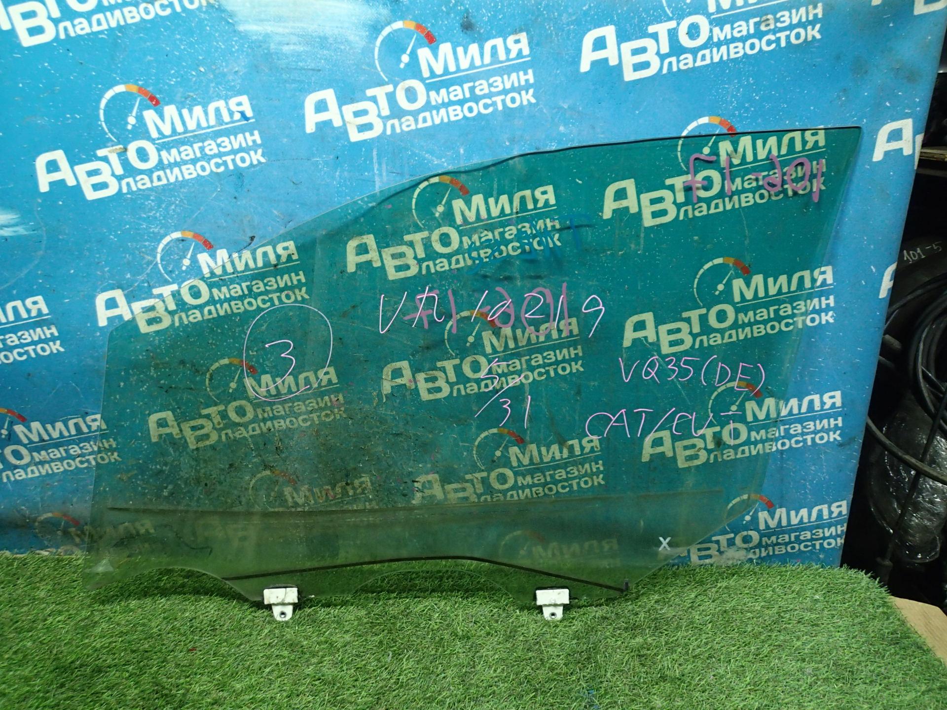 Стекло правое переднее NISSAN ELGRAND TE52, PE52, PNE52, TNE52 3 ракурс