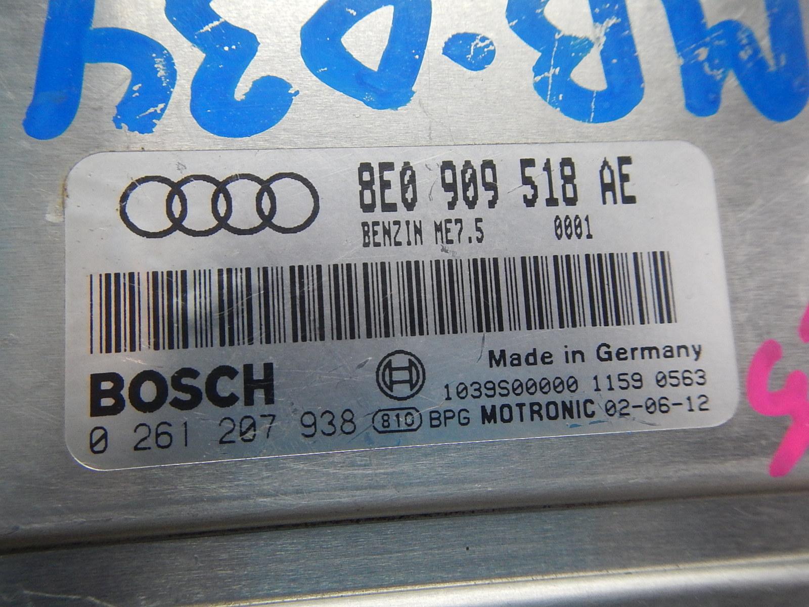 Блок efi AUDI A4 8E AMB 261207938 2 ракурс