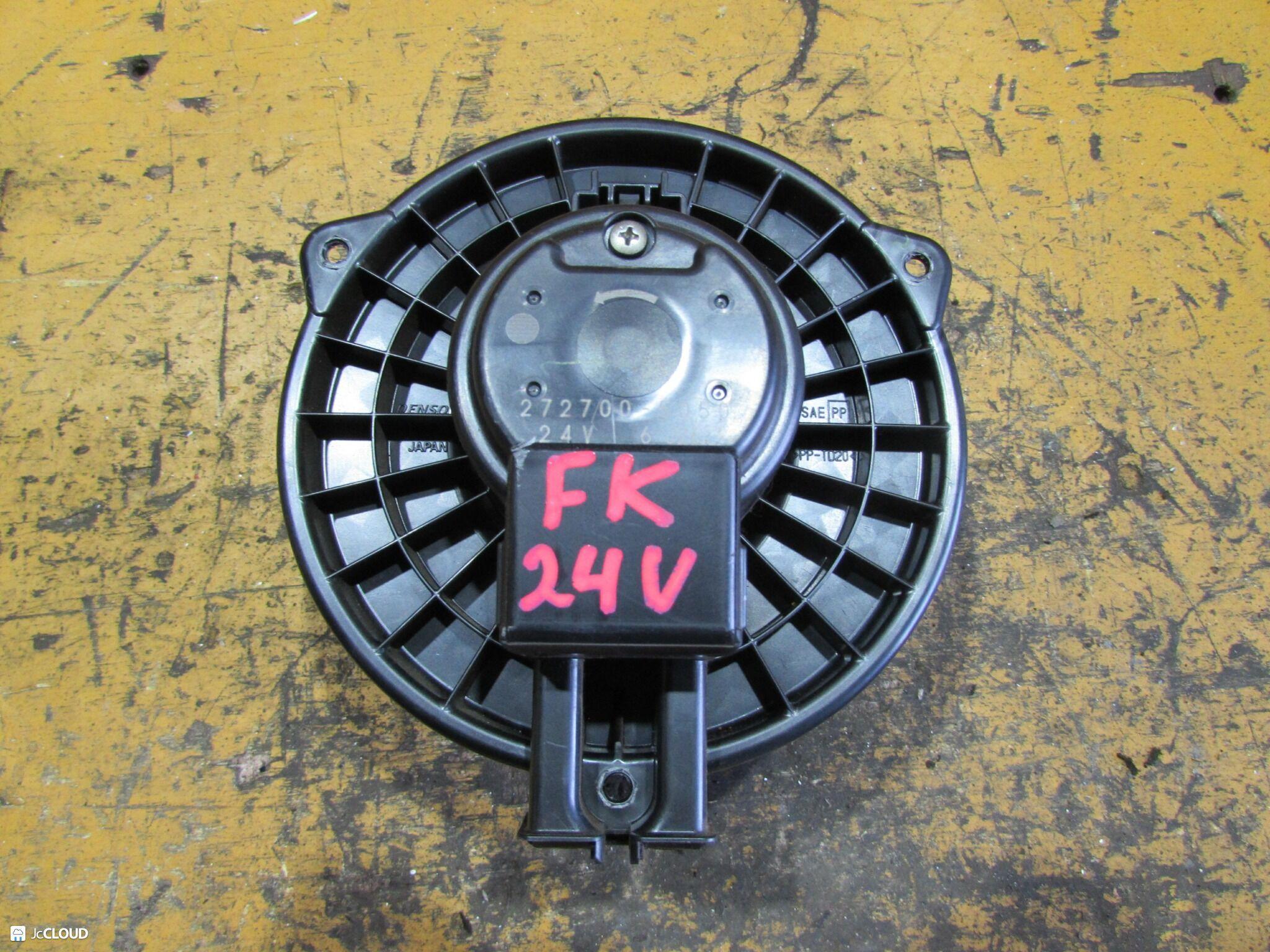 Мотор печки MITSUBISHI FUSO, FUSO FIGHTER K617H, FK71H, FK627, FK628, FK629, FK662, FK616H, FK603, FK612, FK615, FK616, FK617, FK618, FK619, FK, FK622, FK666, FK667, FK668, FK672, FK678, FK727, FK728, FL618, FL628, FL638 6M60, 6M61 2727005050 1 ракур