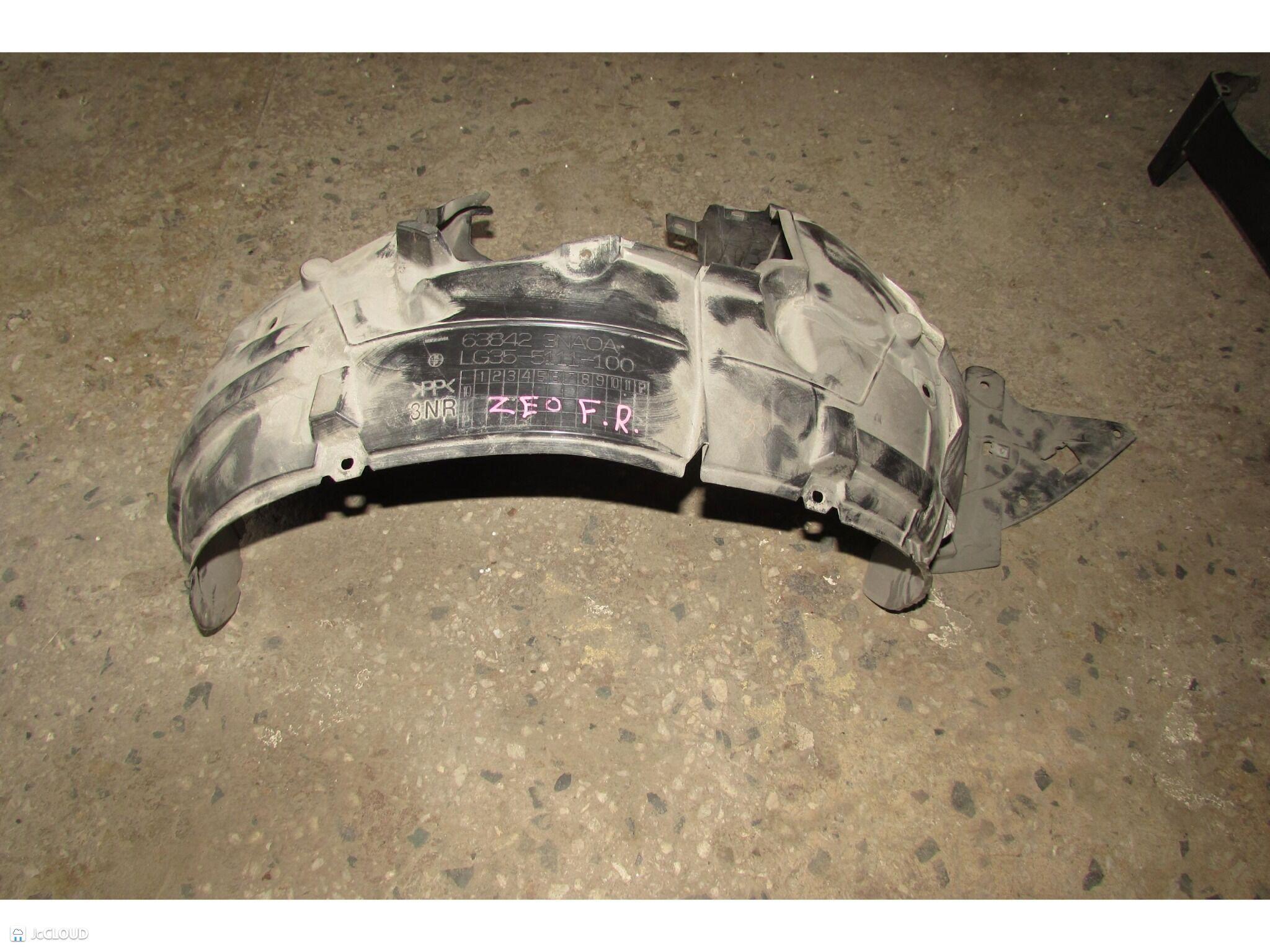 Подкрылок правый передний  NISSAN LEAF ZE0, ZEO EM61 ,638423NA0A ,LG35-5111-100 1 ракурс