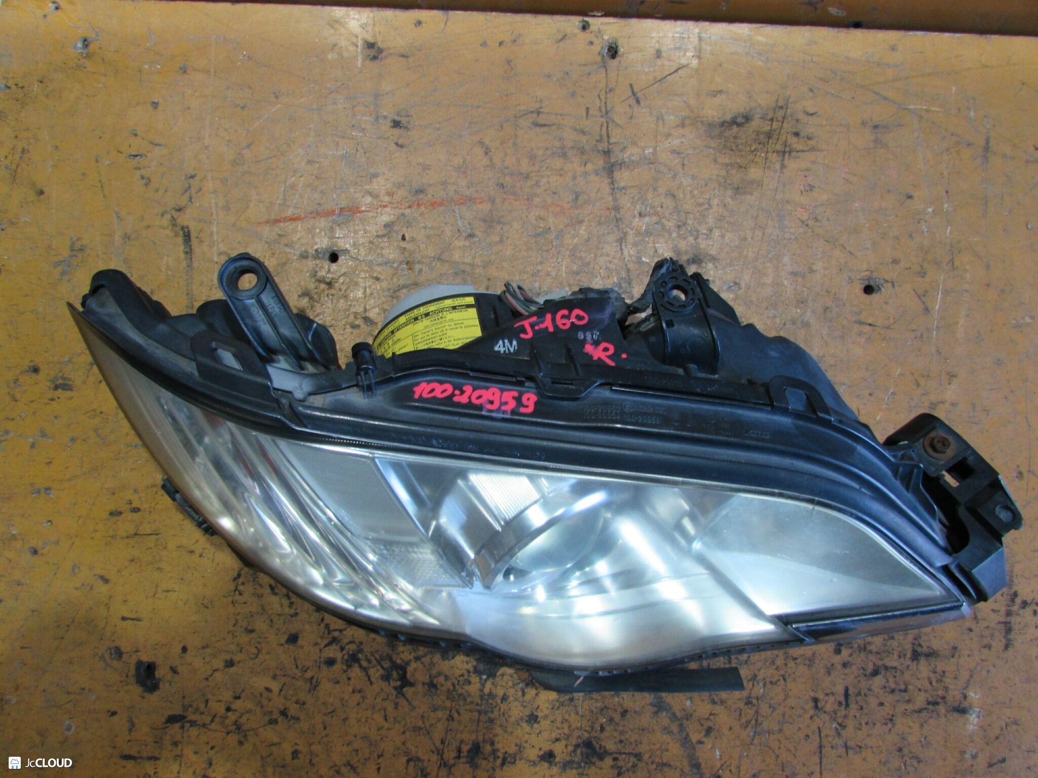 Фара правая передняя SUBARU LEGACY, OUTBACK BP9, BL5, BP5, BLE, BPE, BPH EJ20 100-20959 4 ракурс