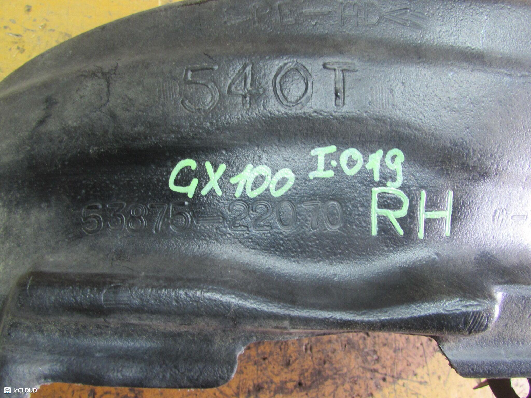 Подкрылок правый передний TOYOTA MARK II GX100, JZX100 1GFE, 1JZ 53875-22070 4 ракурс