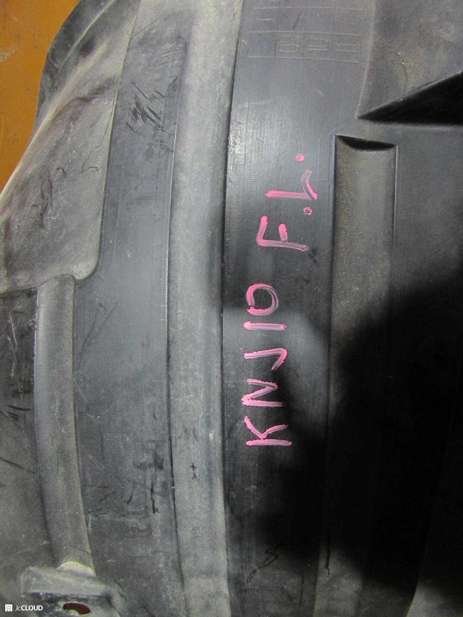 Подкрылок левый передний NISSAN DUALIS J10, KJ10, KNJ10, NJ10 63843 1YA0A 5 ракурс